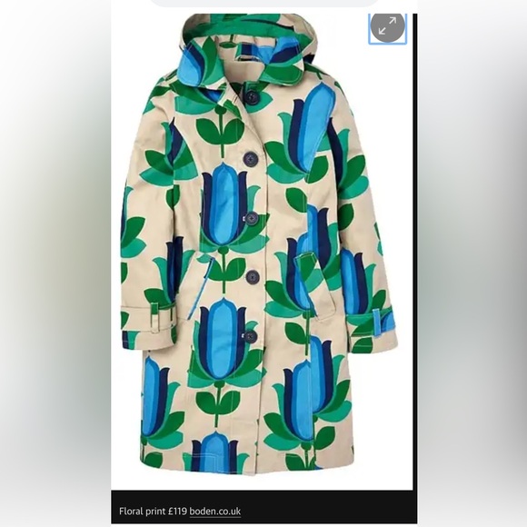 Boden Raincoat Orla Kiely pattern - Picture 10 of 13